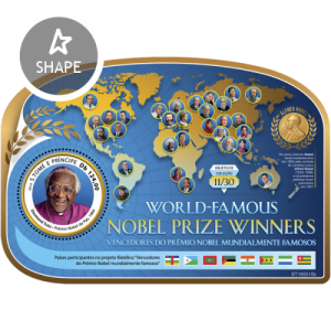 SAO TOME - 2019 - World-Famous Nobel Prize Winners #1 - Perf Souv Sheet - MNH