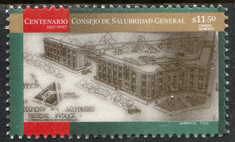 MEXICO 3046 General Health Council, Centenary. MNH