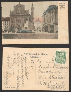 AUSTRIA SLOVENIA - POSTCARD LAIBACH - 1917.