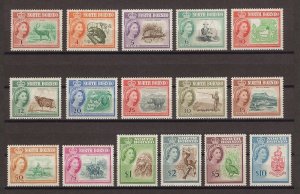 NORTH BORNEO 1961 SG 391/406 MNH Cat £180