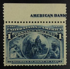 MOMEN: US STAMPS #230 MINT OG NH LOT #54818