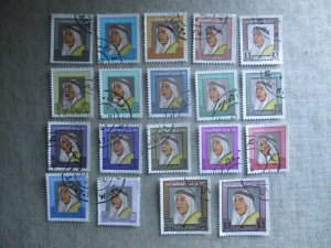 Kuwait, Scott# 225-243, used