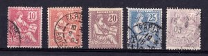 France        133 - 137        used   full set        CV $32.25