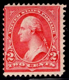 US Stamp #279B 2c Red Washington MINT Hinged SCV $9.00 Type IV