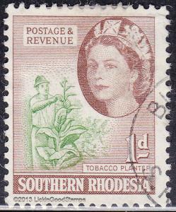 Southern Rhodesia 82 USED 1953 Tobacco