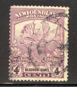 Newfoundland Scott 118 Used H - 1919 Trail of the Caribou (Beaumont Hamel)