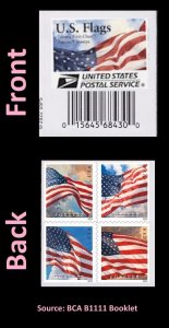 US Old Glory F label block 4 BCA MNH 2024 after June 21