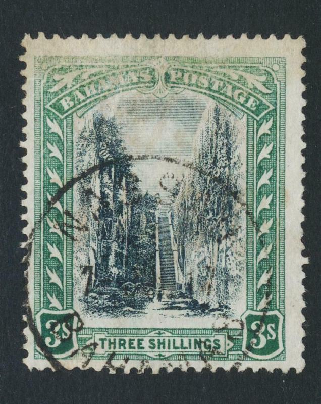 BAHAMAS 1903, 3sh VF USED SG#61 CAT£65 $85 (SEE BELOW) 