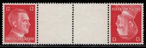 Germany Scott # 513 (2), 2 labels, mint nh, tete beche, Mi # KZ41
