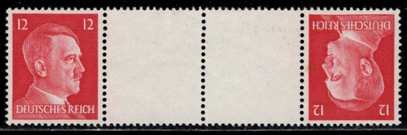 Germany Scott # 513 (2), 2 labels, mint nh, tete beche, Mi # KZ41