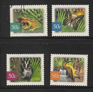 Australia 2003 Flora + fauna    used s.c.# 2167 - 2170