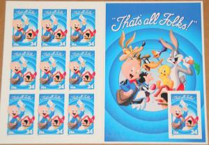 2001 sheet Porky Pig Sc# 3534