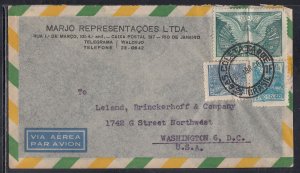 Brazil - Apr 6, 1948 Air Mail Vover to States