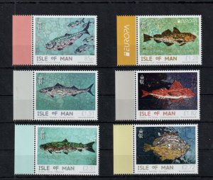 2024 Isle of Man - Marine Mosaics (incl. 2024 Europa issue) Full Set, MNH