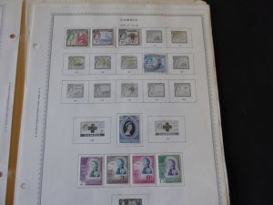 Gambia 1869-1985 Stamp Collection on Scott Specialty Stamp Album Pages