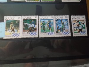 Zaire  #  1154-59  MNH  Summer Olympic