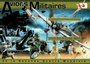 Guinea 2011 - Japanese Military Planes, World War II - Souvenir Sheet - MNH