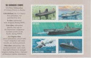 U.S.  Scott# 3377a 2000 U.S. Navy Submarine Issue MNH S/S