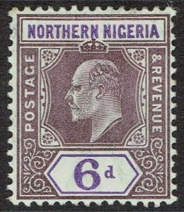 NORTHERN NIGERIA 1905 KEVII 6D WMK MULTI CROWN CA