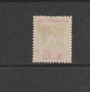 Cayman islands 1907 MCCA 6d MM SG 14