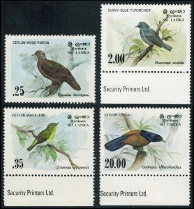 Sri Lanka Scott 691-694 Mint never hinged.