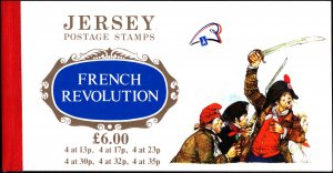 Great Britain Jersey #521a, Complete Set, Unexploded Bklt, 1989, Never Hinged