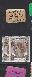 MALAYA  MALACCA  (P2509B)  QEII 4C  SG 25-25A   MOG 