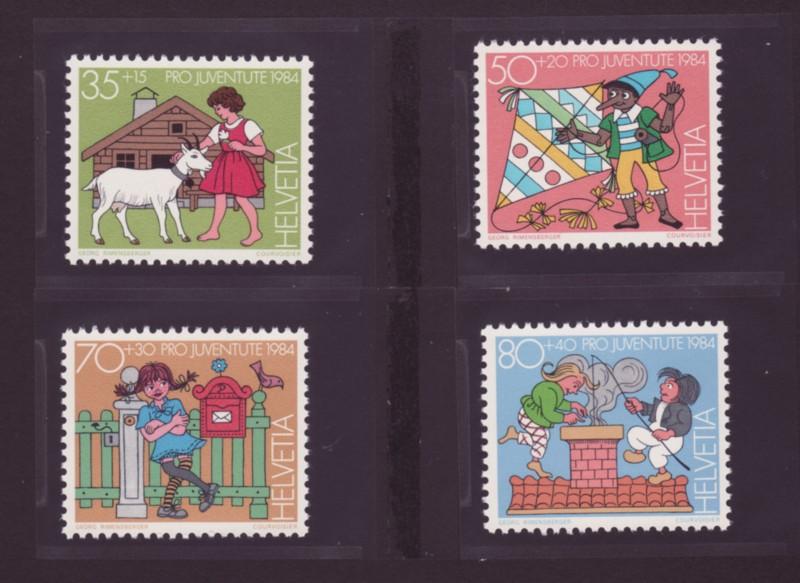 Switzerland B509-B512 MNH CV $3.85