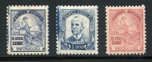 BRAZIL SCOTT #458/60 MINT NEVER HINGED SOME TONING ON PERFS AS SHOWN