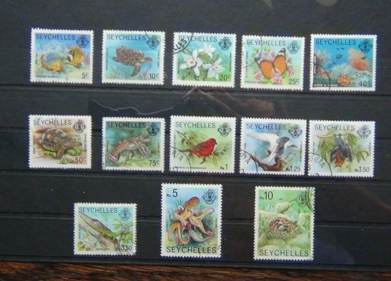 Seychelles 1977 Marine Life Values to 10r Used