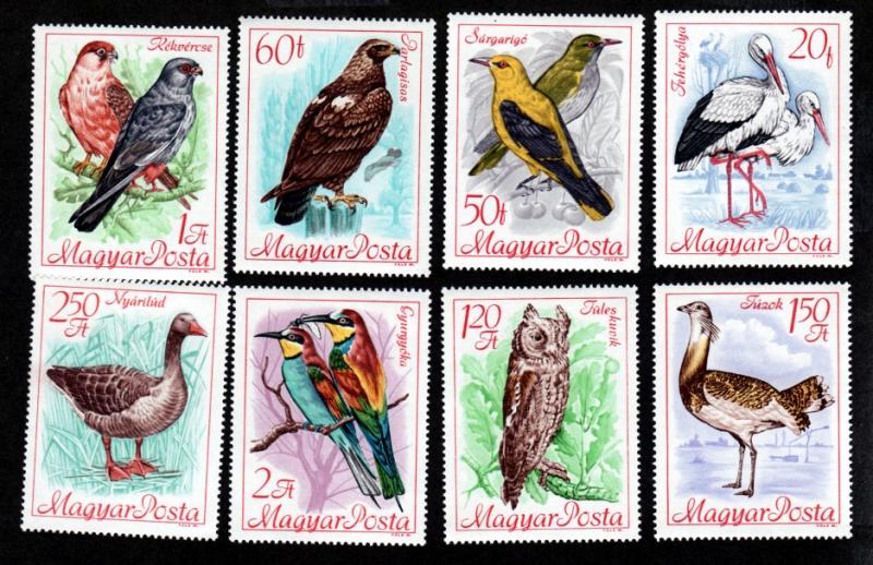 Hungary 1889-1896 Mint NH Birds!