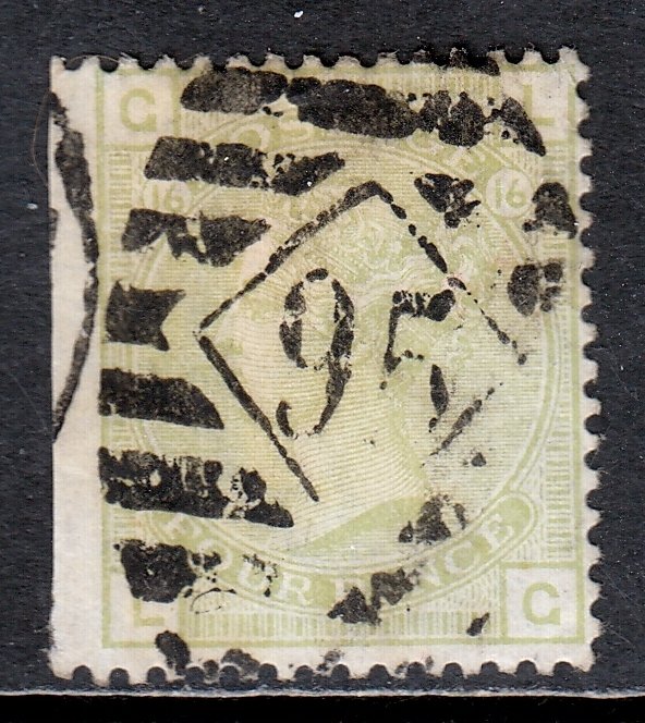 Great Britain - Scott #70 - Used - Plate 16, see description - SCV $325