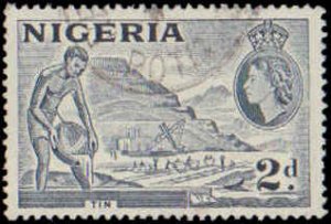 Nigeria #93, Complete Set, 1956-1957, Used