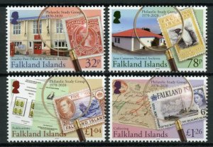 Falkland Islands Stamps-on-Stamps Stamps 2020 MNH Philatelic Study Group 4v Set