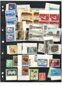 JAPAN COLLECTION ON STOCK SHEET ALL MINT