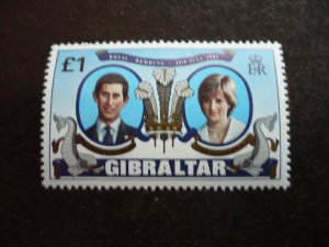 Stamps - Gibraltar - Scott# 406 - Mint Never Hinged Set of 1 Stamp