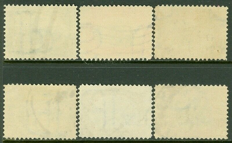 EDW1949SELL : USA 1901 Scott #294-99 Average-Fine, Used. Catalog $119.00.