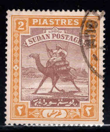 SUDAN Scott 43 Used Camel Mail stamp