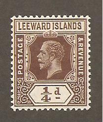 Leeward Is.  Scott #61a  Mint H  Scott CV $14.00