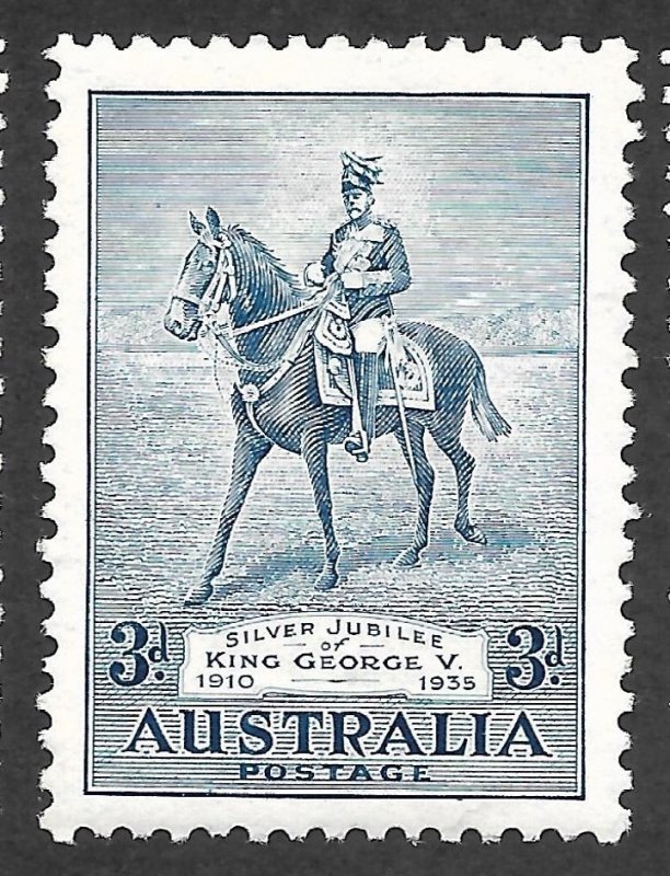 Doyle's_Stamps: 1935 XF++ Australian KGV Julibee Set Scott  #152* to #154*