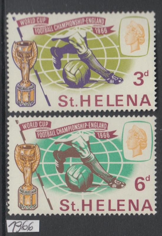 XG-AL625 ST HELENA - Football, 1966 World Cup, 2 Values MNH Set