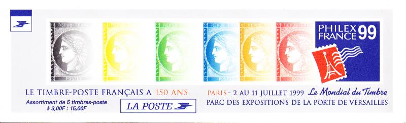 France 1999 Stamp Day Booklet Nr. 2693a   VF/NH