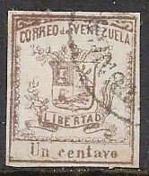 Venezuela #9  Used $400 - Very Nice Stamp