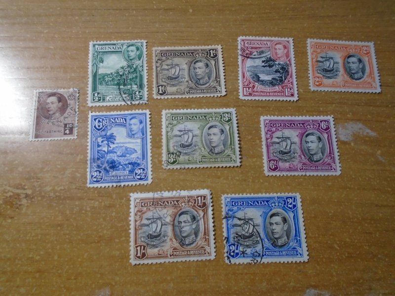 Grenada  #  131-40  used