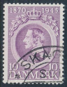 Denmark Scott 294 (AFA 290), 10ø Chr. X Birthday, F-VF U