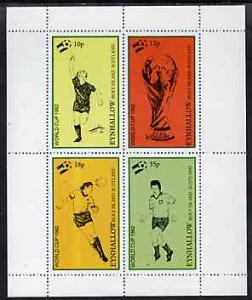 Eynhallow 1982 Football World Cup perf sheetlet containin...