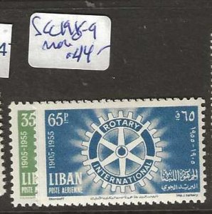 LEBANON  SC C198-199   ROTARY  SET            MOG      P0902C H