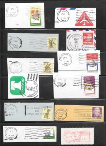 Just Fun Page Hawaii #96 Mixture  POSTMARKS & CANCELS Collection / Lot