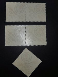 Monaco #484 MNH 2 pairs and 1 single