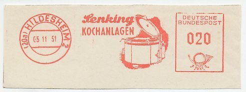 Meter cut Germany 1951 Cooking - Cauldron